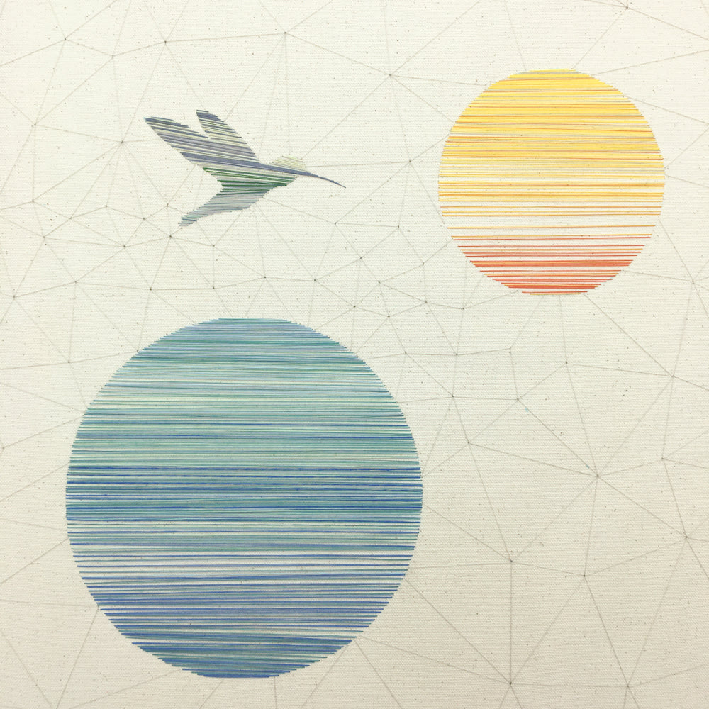 Networked Hummingbird with Sun and Planet