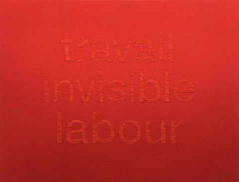 Tribute to my mother I (travail/invisible/labour)